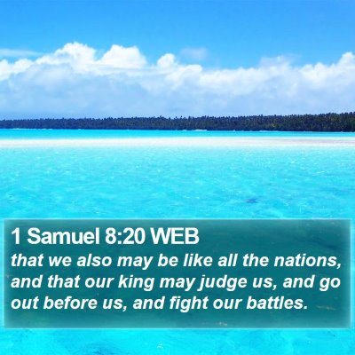 1 Samuel 8:20 WEB Bible Verse Image