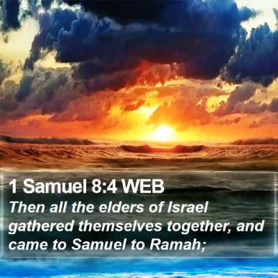 1 Samuel 8:4 WEB Bible Verse Image