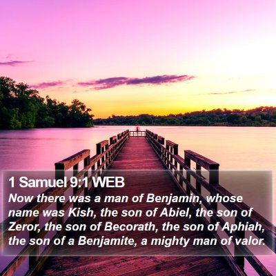 1 Samuel 9:1 WEB Bible Verse Image