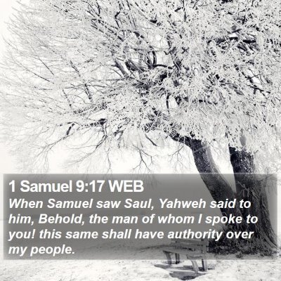 1 Samuel 9:17 WEB Bible Verse Image