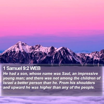 1 Samuel 9:2 WEB Bible Verse Image