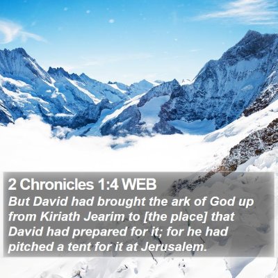 2 Chronicles 1:4 WEB Bible Verse Image