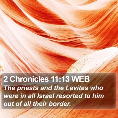2 Chronicles 11:13 WEB Bible Verse Image