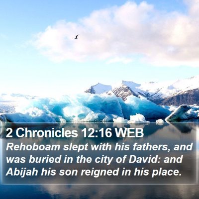 2 Chronicles 12:16 WEB Bible Verse Image