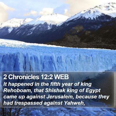 2 Chronicles 12:2 WEB Bible Verse Image