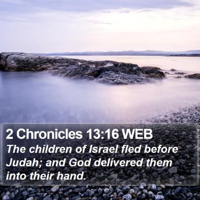 2 Chronicles 13:16 WEB Bible Verse Image