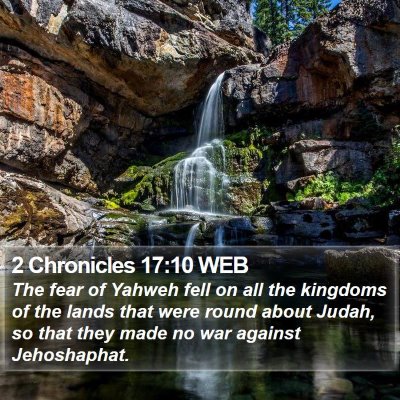 2 Chronicles 17:10 WEB Bible Verse Image