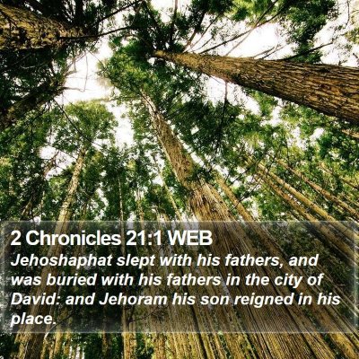 2 Chronicles 21:1 WEB Bible Verse Image