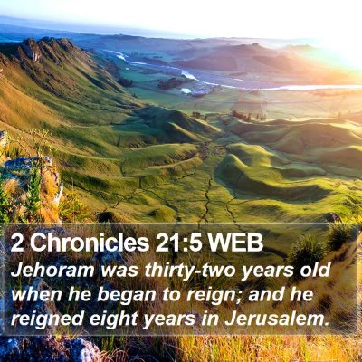 2 Chronicles 21:5 WEB Bible Verse Image