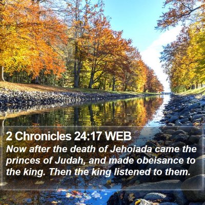 2 Chronicles 24:17 WEB Bible Verse Image