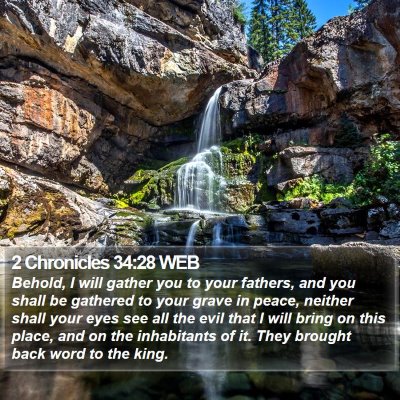 2 Chronicles 34:28 WEB Bible Verse Image