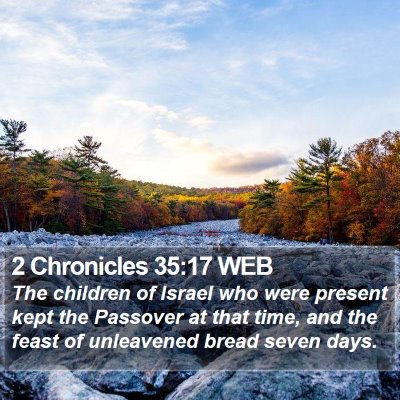 2 Chronicles 35:17 WEB Bible Verse Image