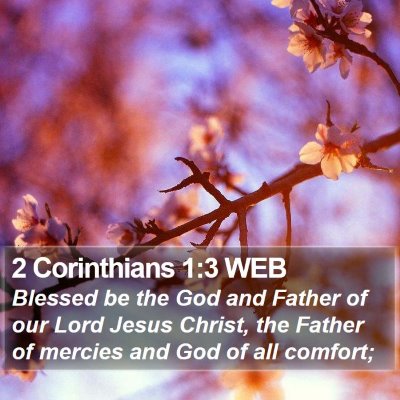 2 Corinthians 1:3 WEB Bible Verse Image