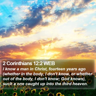 2 Corinthians 12:2 WEB Bible Verse Image