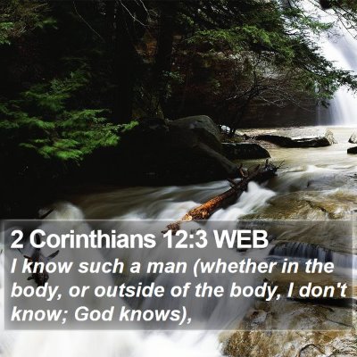 2 Corinthians 12:3 WEB Bible Verse Image