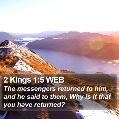 2 Kings 1:5 WEB Bible Verse Image