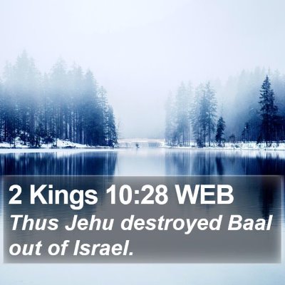 2 Kings 10:28 WEB Bible Verse Image