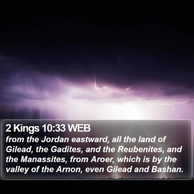 2 Kings 10:33 WEB Bible Verse Image