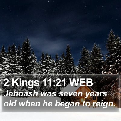 2 Kings 11:21 WEB Bible Verse Image