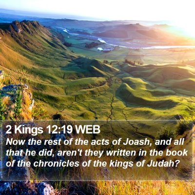 2 Kings 12:19 WEB Bible Verse Image