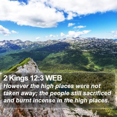 2 Kings 12:3 WEB Bible Verse Image