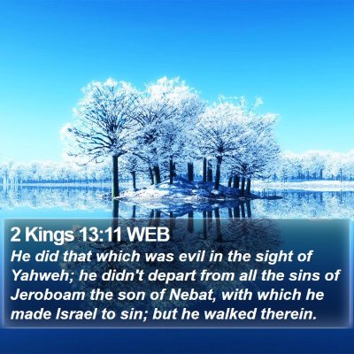 2 Kings 13:11 WEB Bible Verse Image