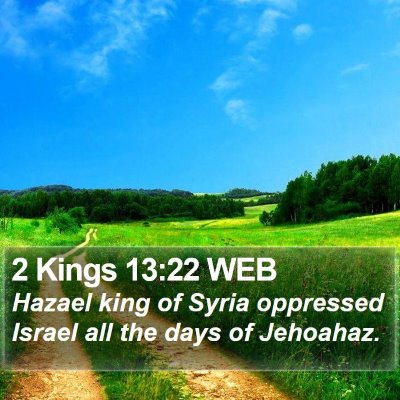 2 Kings 13:22 WEB Bible Verse Image