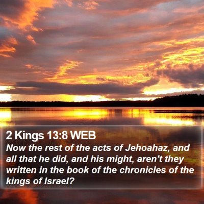 2 Kings 13:8 WEB Bible Verse Image
