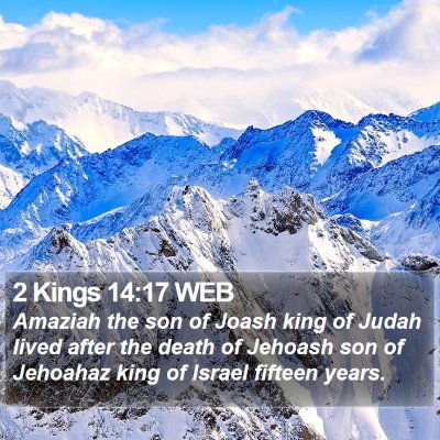 2 Kings 14:17 WEB Bible Verse Image
