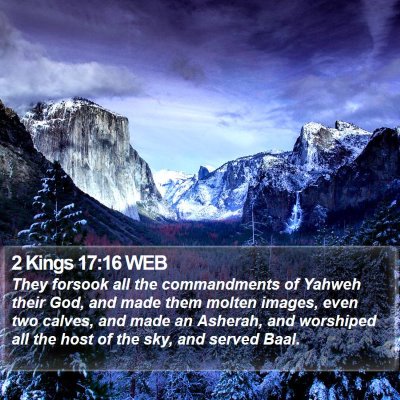 2 Kings 17:16 WEB Bible Verse Image