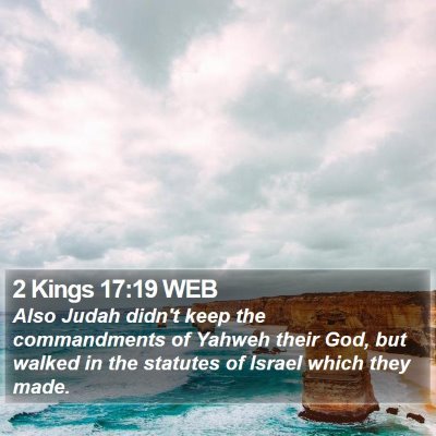 2 Kings 17:19 WEB Bible Verse Image