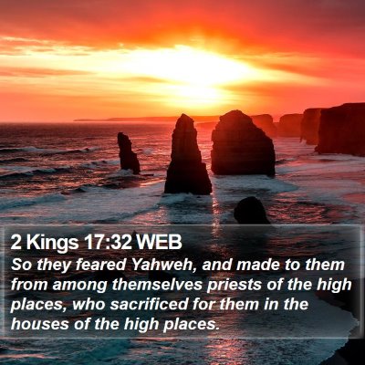 2 Kings 17:32 WEB Bible Verse Image