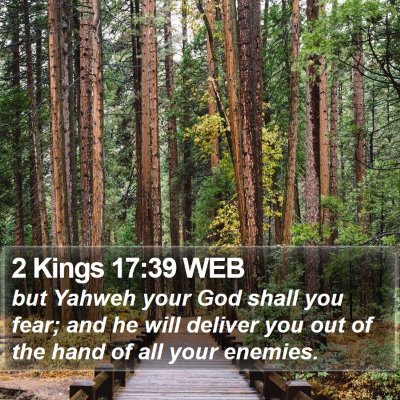 2 Kings 17:39 WEB Bible Verse Image