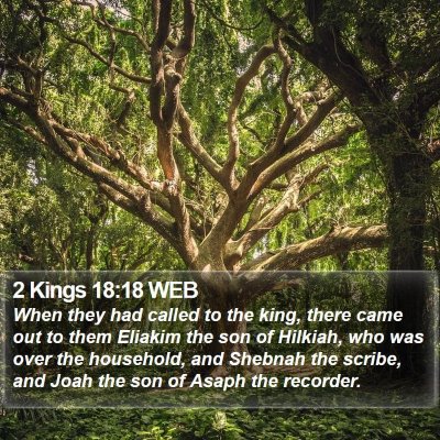 2 Kings 18:18 WEB Bible Verse Image