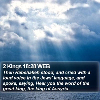 2 Kings 18:28 WEB Bible Verse Image
