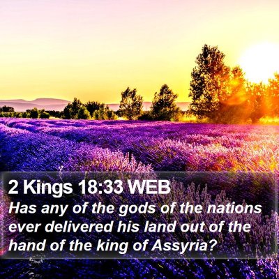 2 Kings 18:33 WEB Bible Verse Image