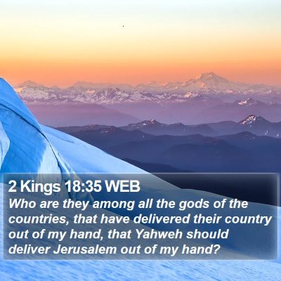 2 Kings 18:35 WEB Bible Verse Image