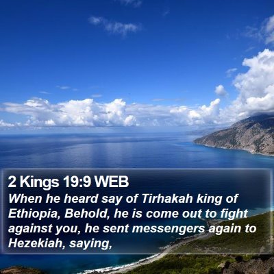 2 Kings 19:9 WEB Bible Verse Image