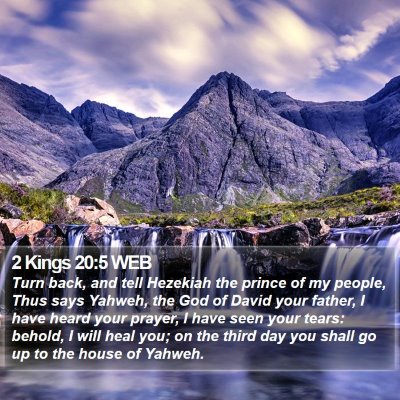 2 Kings 20:5 WEB Bible Verse Image