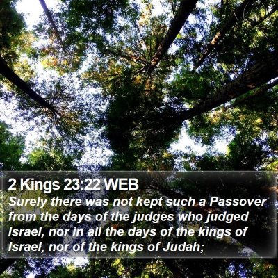 2 Kings 23:22 WEB Bible Verse Image
