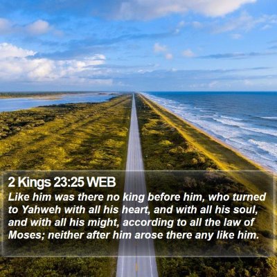 2 Kings 23:25 WEB Bible Verse Image