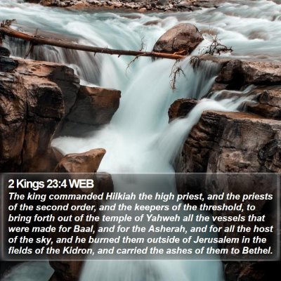 2 Kings 23:4 WEB Bible Verse Image