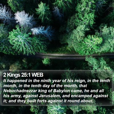 2 Kings 25:1 WEB Bible Verse Image