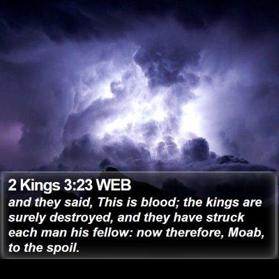 2 Kings 3:23 WEB Bible Verse Image