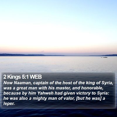 2 Kings 5:1 WEB Bible Verse Image
