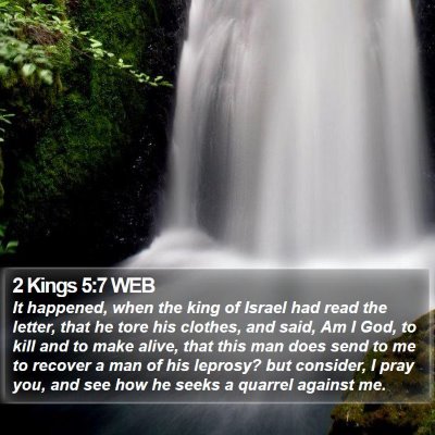 2 Kings 5:7 WEB Bible Verse Image
