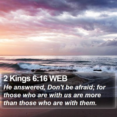 2 Kings 6:16 WEB Bible Verse Image