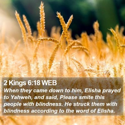 2 Kings 6:18 WEB Bible Verse Image
