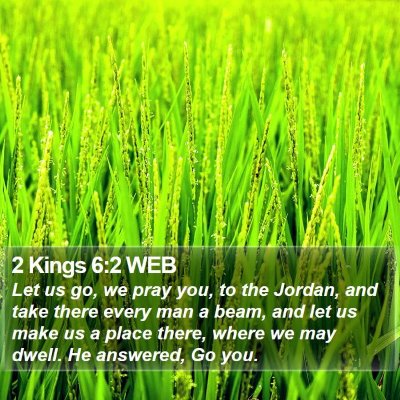 2 Kings 6:2 WEB Bible Verse Image