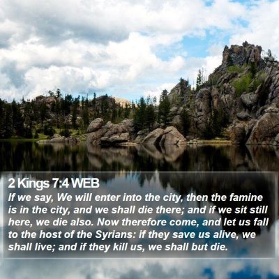 2 Kings 7:4 WEB Bible Verse Image